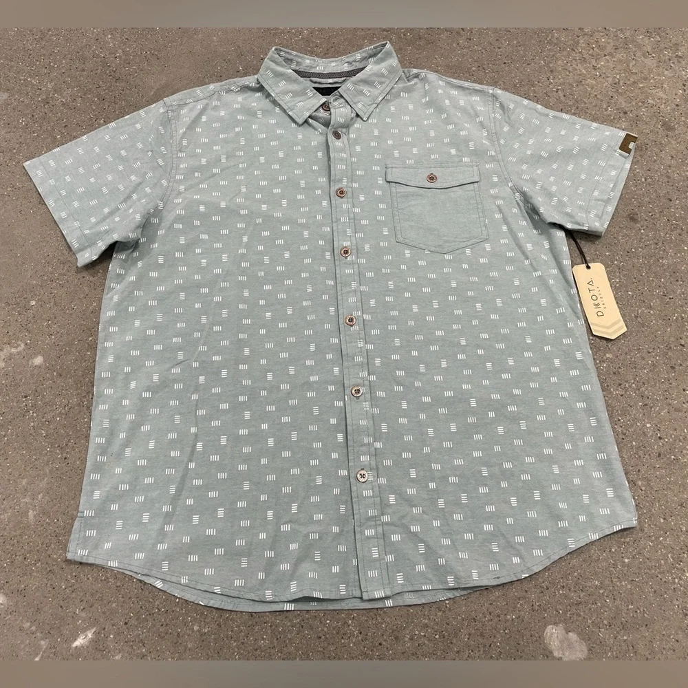 NWT Men's Dakota Grizzly Waylon Button Up Shirt size XL - Picture 2 of 9